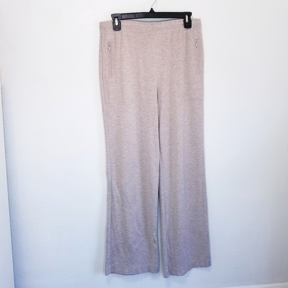 🌸 St John | Spa Collection Wide Leg Lounge Pants S,‎ Oatmeal